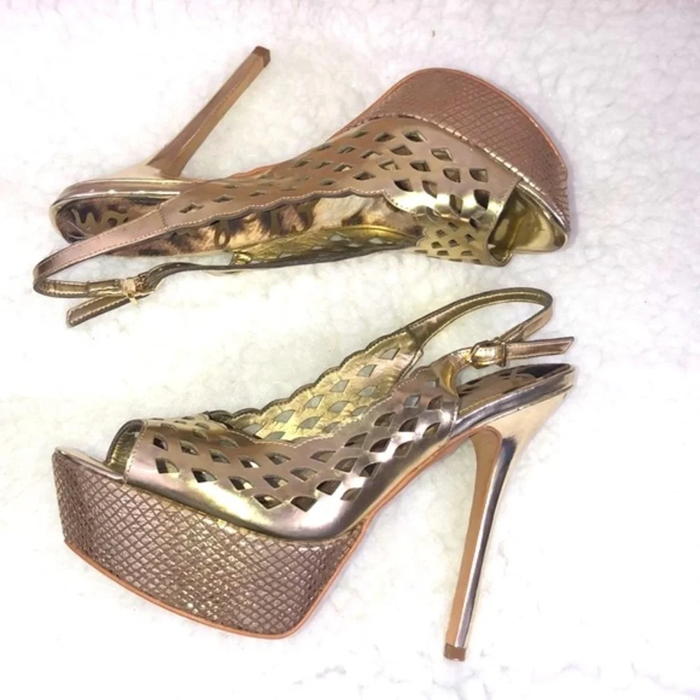 Gold Platform Heels‎ By Sam Edelman